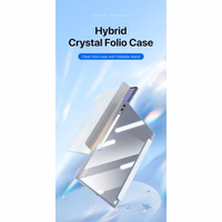 Dėklas Dux Ducis "Unid" skirtas Apple iPad Air 13 (2025) / Air 13 (2024) / iPad Pro 12.9 (2018 / 2020 / 2021 / 2022) rožinis