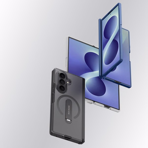 Dux Ducis Kind dėklas, skirtas Samsung Galaxy Z Fold 8 Ultra / Z Fold 7, su stovu, suderinamas su MagSafe – juodas