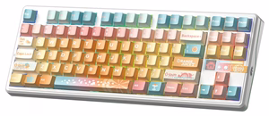 AULA Gasket F87 Pro V2 Orange Soda Kailh Meteorite Ice Cream RGB klaviatūra