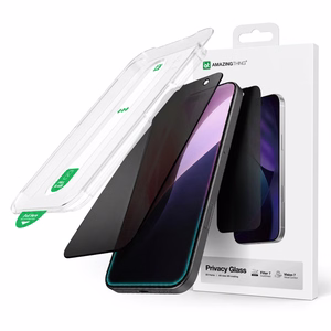 AmazingThing Titan Vision 7 privatumo grūdintas stiklas iPhone 17 Pro