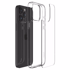 Dėklas telefonui Spigen Airskin Hybrid iPhone 15 Pro Max - skaidrus (m)