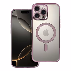 ELECTRO MAG COVER dėklas telefonui suderinamas su Magnetiniu IPHONE 16 Pro Max violetinis