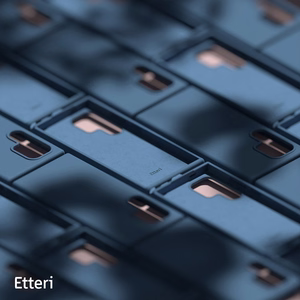 Etteri silikoninis dėklas telefonui Samsung Galaxy S24 Ultra tamsiai mėlynas