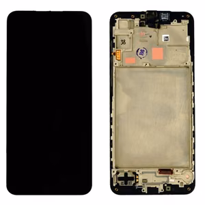 LCD ekranas suderinamas su Samsung A166 A16 5G juodas su rėmeliu HQ