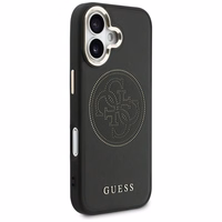 Guess Perforated 4G MagSafe dėklas for iPhone 17 - juodas