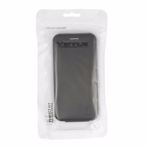 Flexi Vennus Elegance Dėklas su rėmeliu Huawei P8 Lite 2017 / P9 Lite 2017 juodas (m)