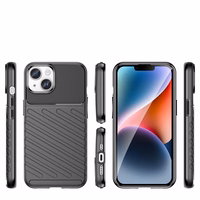 Thunder Case iPhone 14 dėklas telefonui su apsauga - juodos spalvos