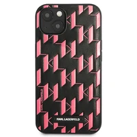 Dėklas telefonui Karl Lagerfeld KLHCP13SMNMP1P iPhone 13 mini 5,4\" rožinis / rožinis Monogramos plokštelė