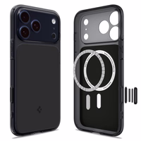 Spigen Ultra Hybrid "T" Magnetinis dėklas telefonui iPhone 17 Pro - Matinis juodas