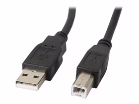 Lanberg USB-A M USB-B M 2.0 laidas 0.5m