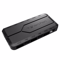 Ventiliatorių valdymo blokas kompiuteriui Darkflash RC2 RGB PWM + nuotolinio valdymo pultelis (juodas)