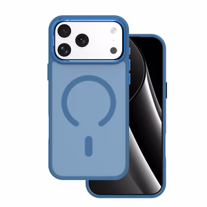 Frozen Mag dėklas for iPhone 17 Pro Max 6,9" tamsiai mėlynas open ring