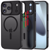 Tech-Protect MagMat XT 4-rinkinys Magnetinis dėklas telefonui iPhone 17 Pro Max - Matinis juodas