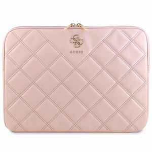 Guess dygsniuotas 4G dėklas 14'' nešiojamam kompiuteriui - rožinis