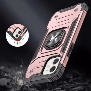 Wozinsky Ring Armor iPhone 14 Plus dėklas telefonui su magnetiniu laikikliu ir žiedu, auksinės spalvos