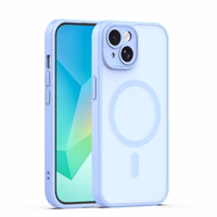 Mag Matt dėklas iPhone 13 6,1" šviesiai mėlynas