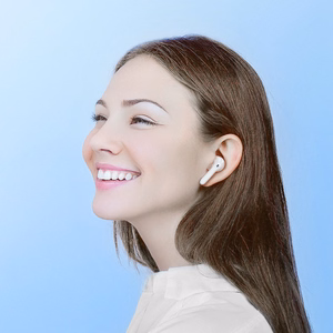 Blavec Bluetooth TWS ausinės BW-04 Prime Active ANC+ENC (BW04PA-W) baltos