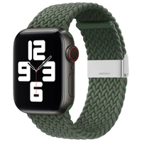 Austas audinio dirželis apyrankė Apple Watch 42 / 44 / 45 / 49 mm - žalias