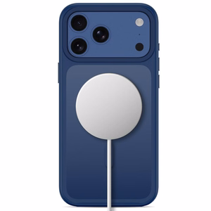 Tech-Protect Magmat MagSafe CC dėklas iPhone 18 Pro / 17 Pro, matinis tamsiai mėlynas