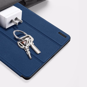 Dėklas Dux Ducis Domo Samsung X400/X406 Tab S10 Lite/X520/X526 Tab S10 FE/X510/X516 Tab S9 FEE tamsiai mėlynas