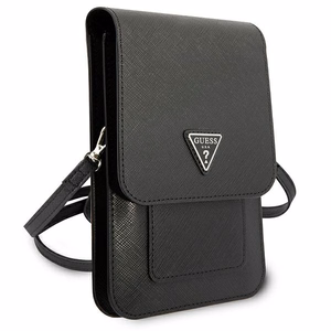 Guess rankinė GUWBSATMBK juoda Saffiano Triangle