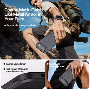 Dėklas Dux Ducis Shld Apple iPhone Air juodas (Contour Pattern)