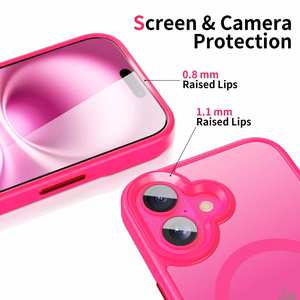 Tech-Protect MagMat MagSafe dėklas iPhone 16 - rožinis (m)