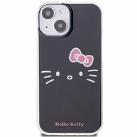 Hello Kitty IML Kitty Face dėklas telefonui iPhone 15 - juodas