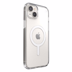 Speck Presidio Perfect-Clear + MagSafe case for iPhone 15 Plus / 14 Plus, clear