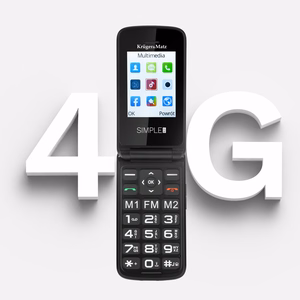 Krüger&Matz Simple 931 4G mobilusis telefonas senjorams