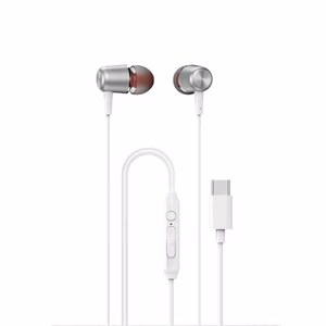 Dudao X1PROT внутриканальные проводные USB-C наушники 1.2m - белые