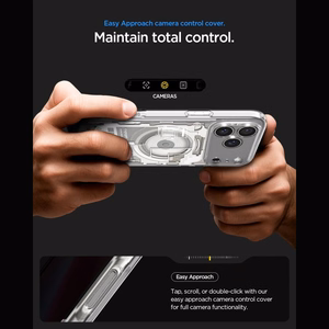 Spigen Ultra Hybrid MagSafe Zero One dėklas iPhone 18 Pro / 17 Pro, titano spalvos