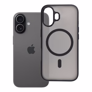 Case for iPhone 17 Flexline Mag Cover compatible MagSafe black