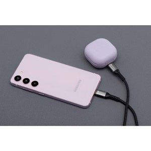 Kabelis FORCELL F-ENERGY C260 Type-C į Type-C QC4.0 PD 5A 100W Cafule 0,5 m juodas