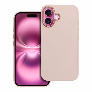 FRAME dėklas telefonui IPHONE 16 švelniai rožinis