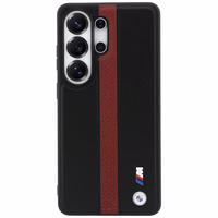 BMW Perforated Stripe Logo MagSafe Dėklas for Samsung Galaxy S26 Ultra - raudonas