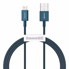 USB Kabelis Baseus "Superior" mėlynas "Lightning" 100cm