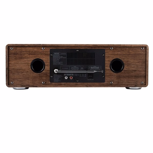 AKAI AM-100 RHAPSODY Stereo sistema 30 W RMS, Bluetooth 5.0, DAB+/FM, CD/USB, AUX, ruda juoda