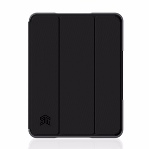 STM Dux Plus atsparus atverčiamas dėklas, skirtas iPad Pro 11" M5 (2025) / M4 (2024), juodas