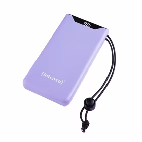 Išorinė baterija USB 10000mAh QC3.0 violetinė Intenso F10000
