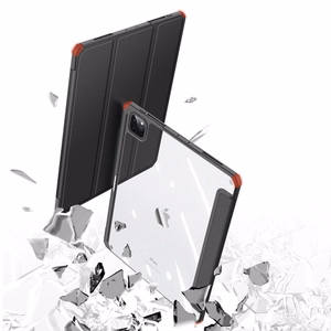 Dėklas Dux Ducis "Toby", skirtas Samsung X700 / X706 (Tab S8) / T870 / T875 / T876 (Tab S7) juodas