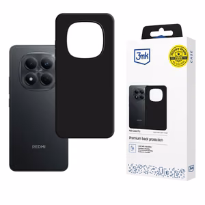 3mk Matt Case Pro dėklas, skirtas Xiaomi Redmi Note 15 Pro 4G, matinis juodas
