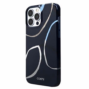 Uniq Coehl Valley dėklas telefonui iPhone 13 Pro / iPhone 13 - tamsiai mėlyna