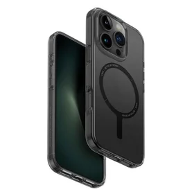 Uniq Clario dėklas telefonui iPhone 16 Pro 6.3" Magclick įkrovimas pilkas