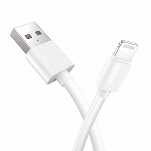 SIENINIS ĮKROVIKLIS T-PHOX MINI-EU LIGHTNING BALTAS 1.2M 2.4A