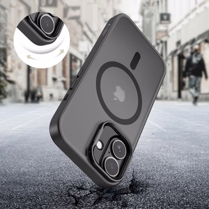 Tech-Protect MagStand MagSafe dėklas telefonui iPhone 17 - matinė juoda