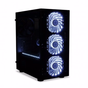 iBox PASSION V4 Mini Tower juodas kompiuterio korpusas