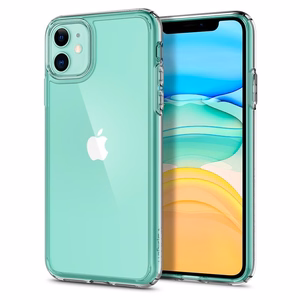 Spigen Ultra Hybrid dėklas iPhone 11 - Skaidrus