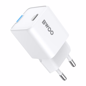BWOO GaN PD wall įkroviklis 30W 1x USB-C port 1A baltas