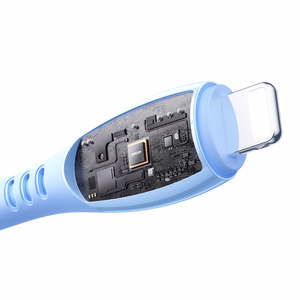 Joyroom S-A59 Vibrant Series 3A кабель USB-A — Lightning 1.2м синий